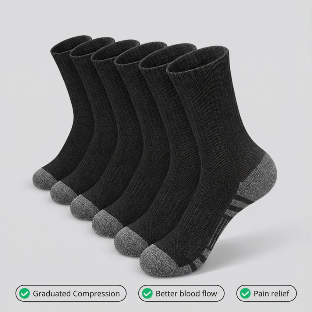 3D Compression Socks (3-Pack)