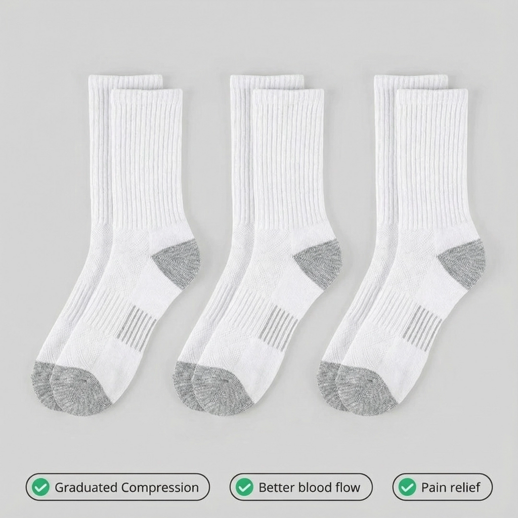 3D Compression Socks (3-Pack)